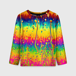 Детский лонгслив Tie dye