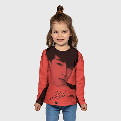 Детский лонгслив Big bang: You Hoooo / 3D-принт – фото 5