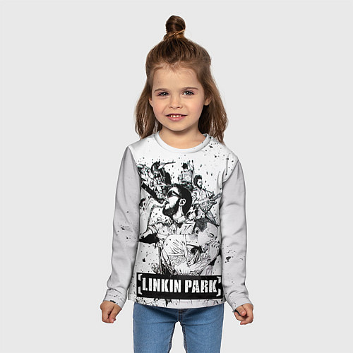 Детский лонгслив Linkin Park / 3D-принт – фото 5