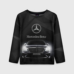 Лонгслив детский Mercedes, цвет: 3D-принт