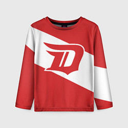 Лонгслив детский Detroit Red Wings D, цвет: 3D-принт