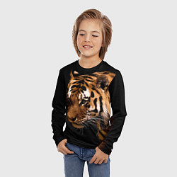 Лонгслив детский Тигрица, цвет: 3D-принт — фото 2