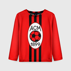 Лонгслив детский ACM Milan 1899, цвет: 3D-принт