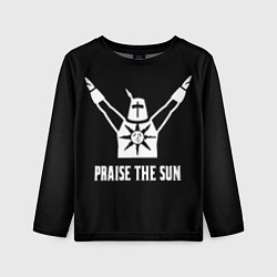 Лонгслив детский Dark souls praise the sun knight Heida, цвет: 3D-принт