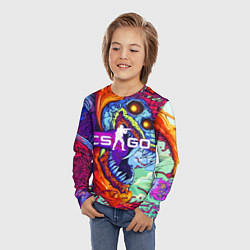 Лонгслив детский CS:GO, цвет: 3D-принт — фото 2