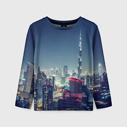 Лонгслив детский Дубай, цвет: 3D-принт