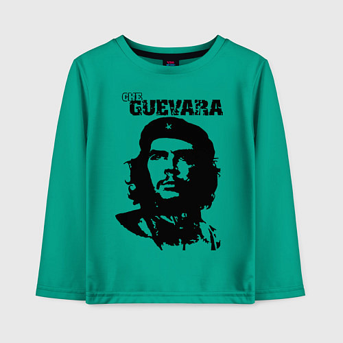 Детский лонгслив Che Guevara / Зеленый – фото 1