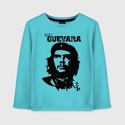 Лонгслив хлопковый детский Che Guevara, цвет: бирюзовый