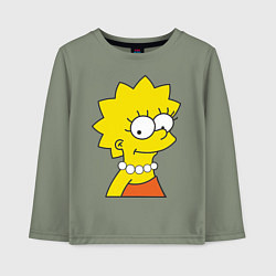 Детский лонгслив Lisa Simpson