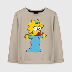 Детский лонгслив Maggie Simpson