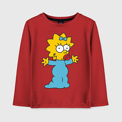 Детский лонгслив Maggie Simpson