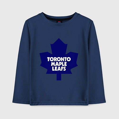 Детский лонгслив Toronto Maple Leafs / Тёмно-синий – фото 1