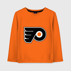 Лонгслив хлопковый детский Philadelphia Flyers, цвет: оранжевый