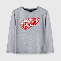 Лонгслив хлопковый детский Detroit Red Wings, цвет: меланж