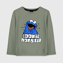 Детский лонгслив Cookie Monster