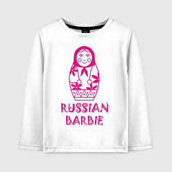 Детский лонгслив Русская Барби