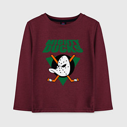 Детский лонгслив Anaheim Mighty Ducks