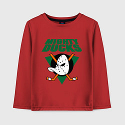 Детский лонгслив Anaheim Mighty Ducks