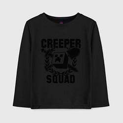 Детский лонгслив Creeper Squad