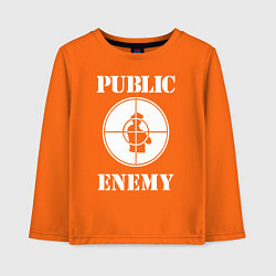 Детский лонгслив Public Enemy