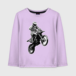 Детский лонгслив Мотокросс