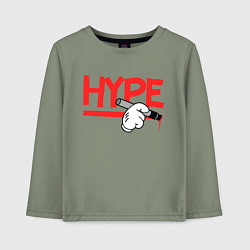 Детский лонгслив Hype Hands