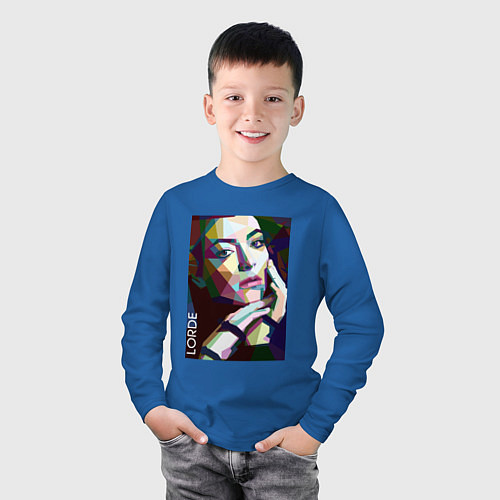 Детский лонгслив Lorde Art / Синий – фото 3