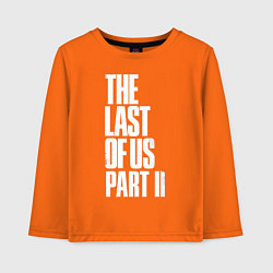 Лонгслив хлопковый детский The Last of Us: Part II, цвет: оранжевый