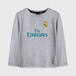 Лонгслив хлопковый детский Real Madrid: Ronaldo 07, цвет: меланж