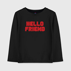 Детский лонгслив Hello Friend