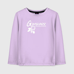 Лонгслив хлопковый детский Gimbarr: колумбийский стиль, цвет: лаванда
