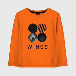 Детский лонгслив BTS Wings