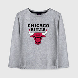 Лонгслив хлопковый детский Chicago Bulls, цвет: меланж
