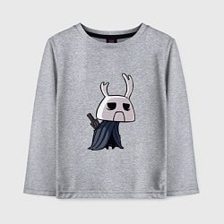 Лонгслив хлопковый детский Hollow Knight, цвет: меланж