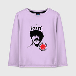 Лонгслив хлопковый детский Red Hot Chili Peppers: Off, цвет: лаванда