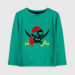 Детский лонгслив Пиратская футболка