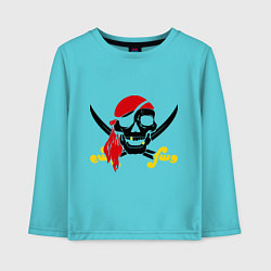 Детский лонгслив Пиратская футболка