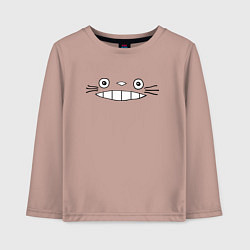 Детский лонгслив Totoro face