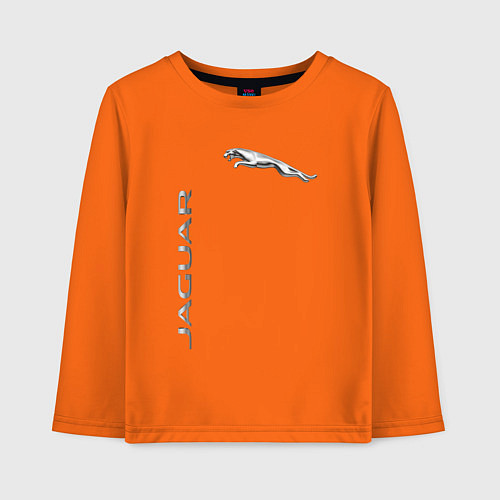 Детский лонгслив Jaguar Motors / Оранжевый – фото 1