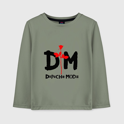 Детский лонгслив Depeche Mode Rose / Авокадо – фото 1
