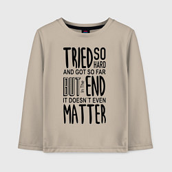 Детский лонгслив Linkin Park: Tried so Hard