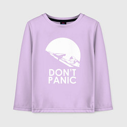 Детский лонгслив Elon: Don't Panic