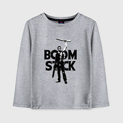 Лонгслив хлопковый детский Evil Dead: Boom Stack, цвет: меланж