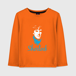 Лонгслив хлопковый детский Sherlock, цвет: оранжевый