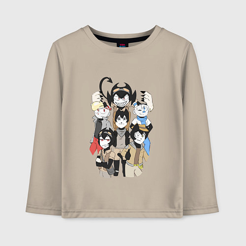 Детский лонгслив Bendy Heroes / Миндальный – фото 1