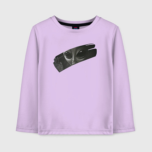 Детский лонгслив Alien433 / Лаванда – фото 1