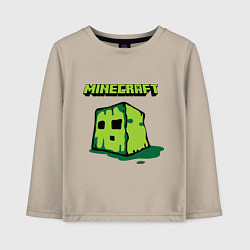 Детский лонгслив Minecraft Creeper