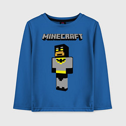 Детский лонгслив Minecraft Batman