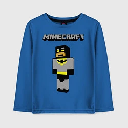 Детский лонгслив Minecraft Batman