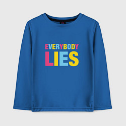 Детский лонгслив Everybody Lies